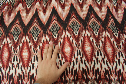 Tissu satin - imprimé tacheté - photo 4/5 | So Tissus