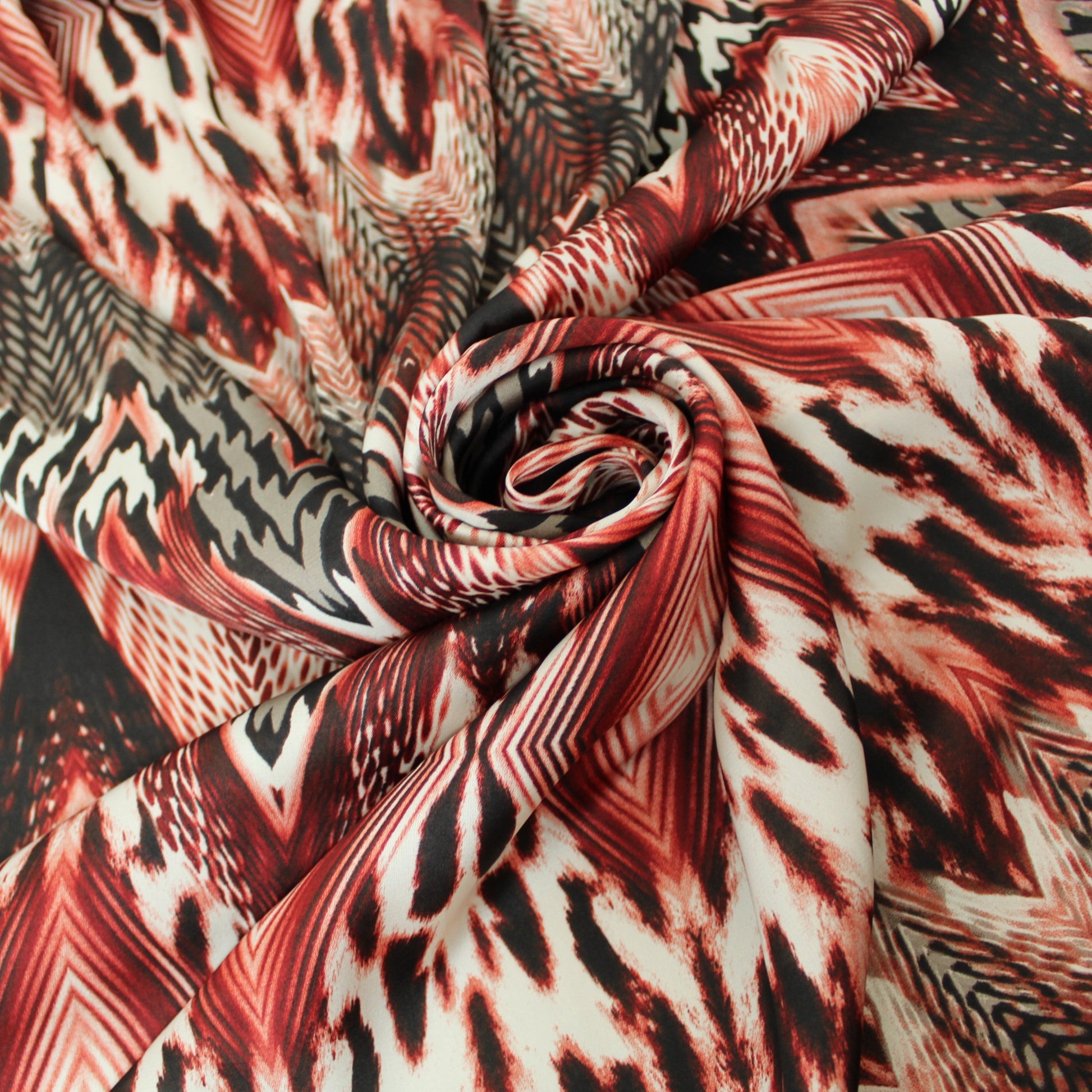 Tissu satin - imprimé tacheté - photo 1/5 | So Tissus