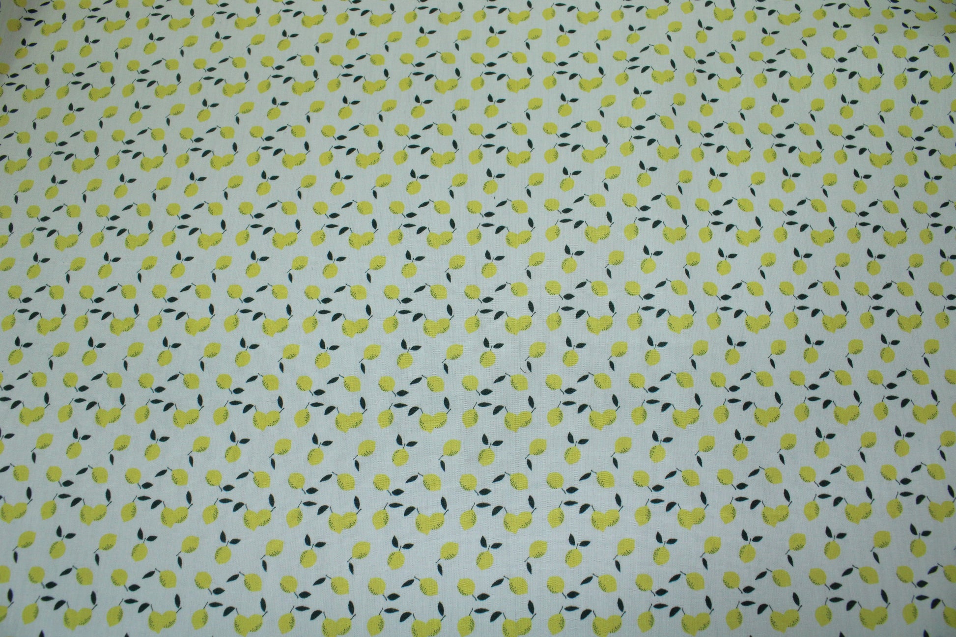 Tissu popeline coton - imprimé petits citrons - photo 5/5 | So Tissus