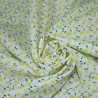 Tissu popeline coton - imprimé petits citrons - photo 1/5 | So Tissus