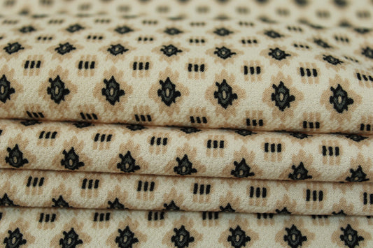Tissu crêpe - imprimé baroque - photo 2/4 | So Tissus