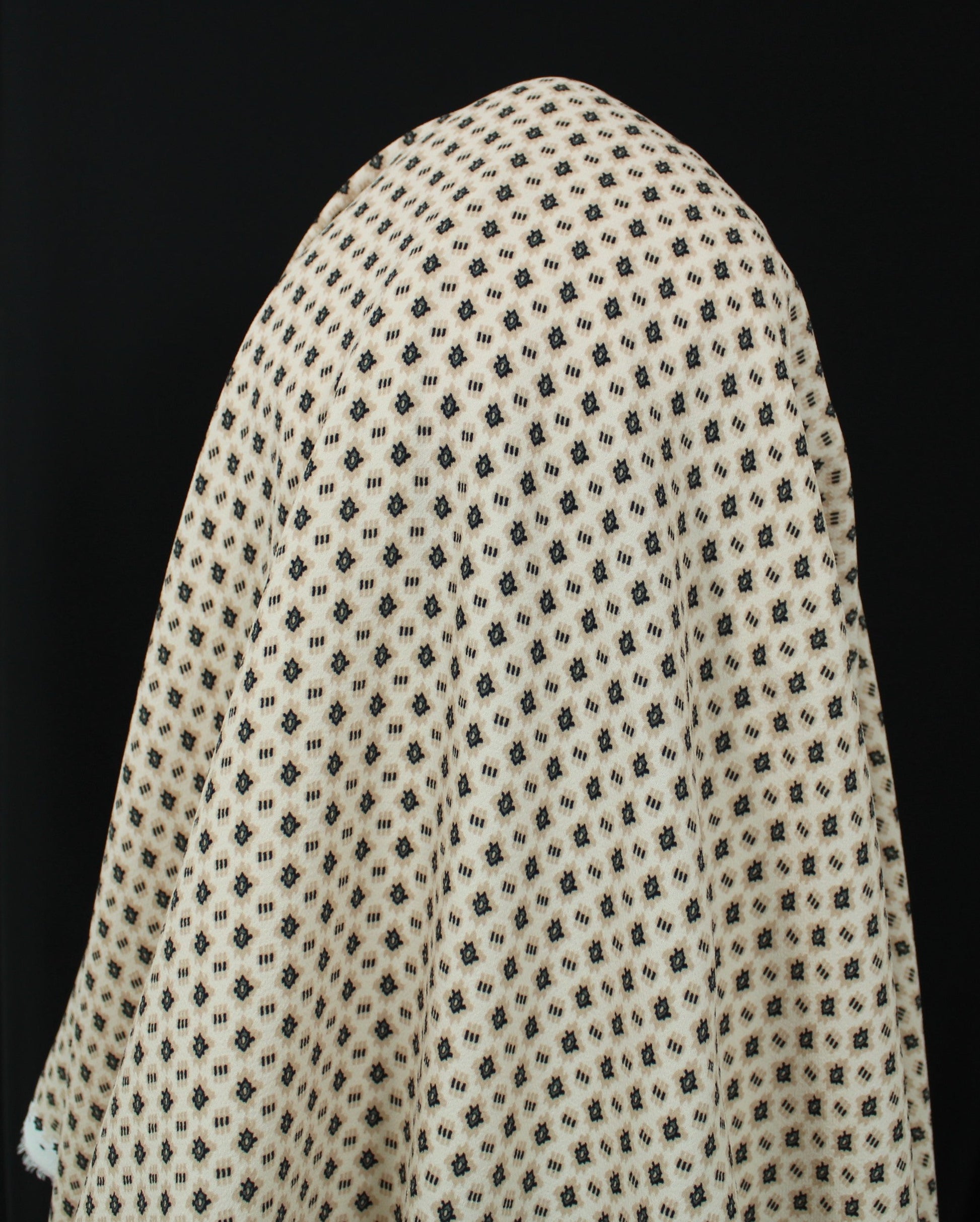 Tissu crêpe - imprimé baroque - photo 3/4 | So Tissus