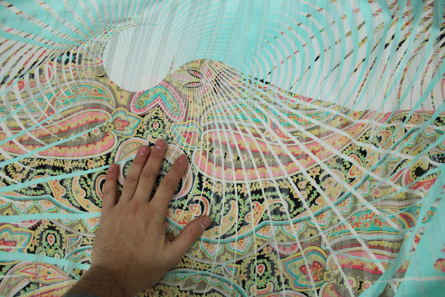 Tissu mousseline - imprimé cachemire - photo 4/5 | So Tissus