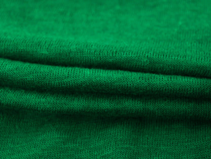 Tissu jersey de lin - vert prairie - photo 2/3 | So Tissus