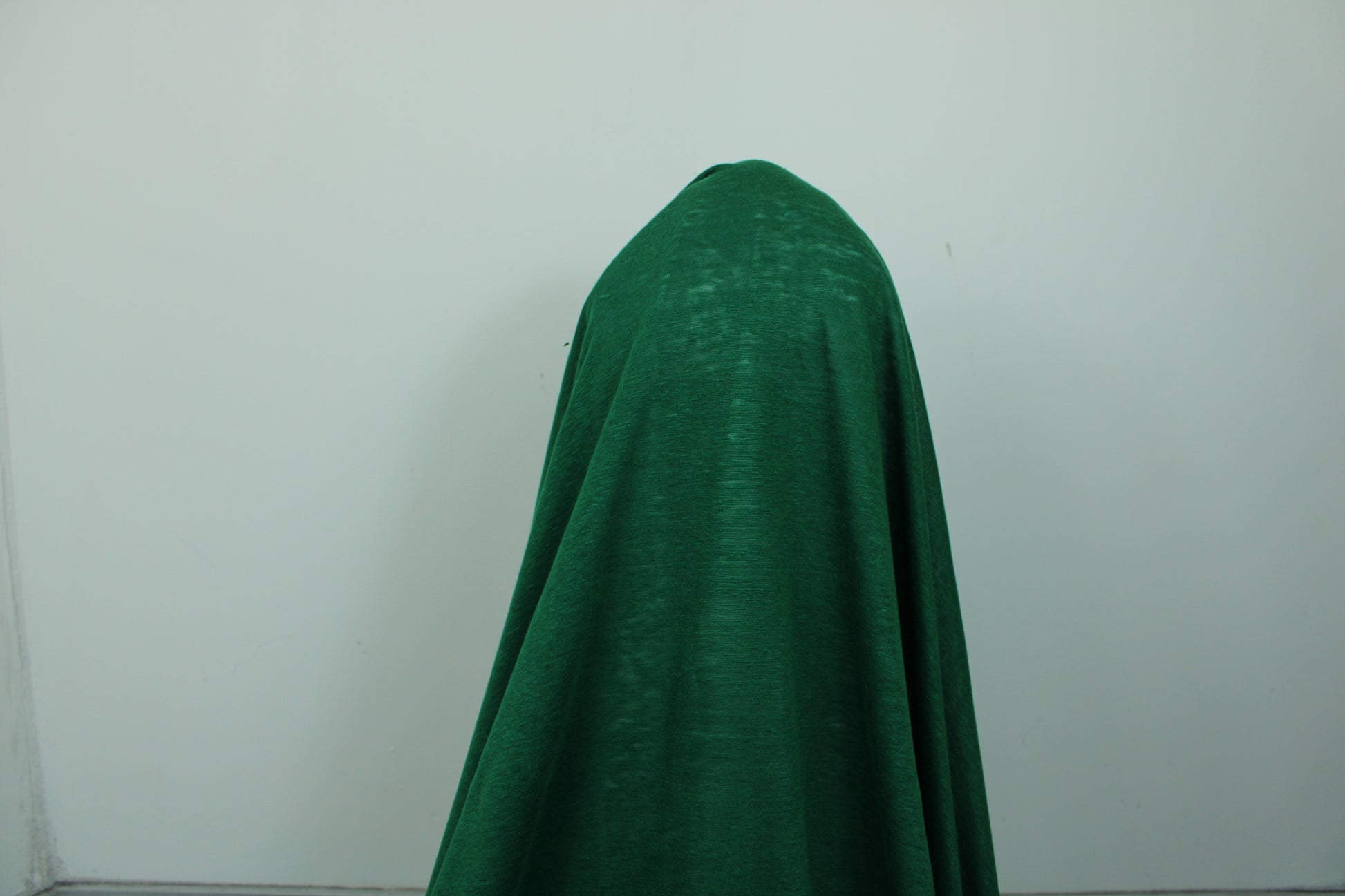 Tissu jersey de lin - vert prairie - photo 3/3 | So Tissus