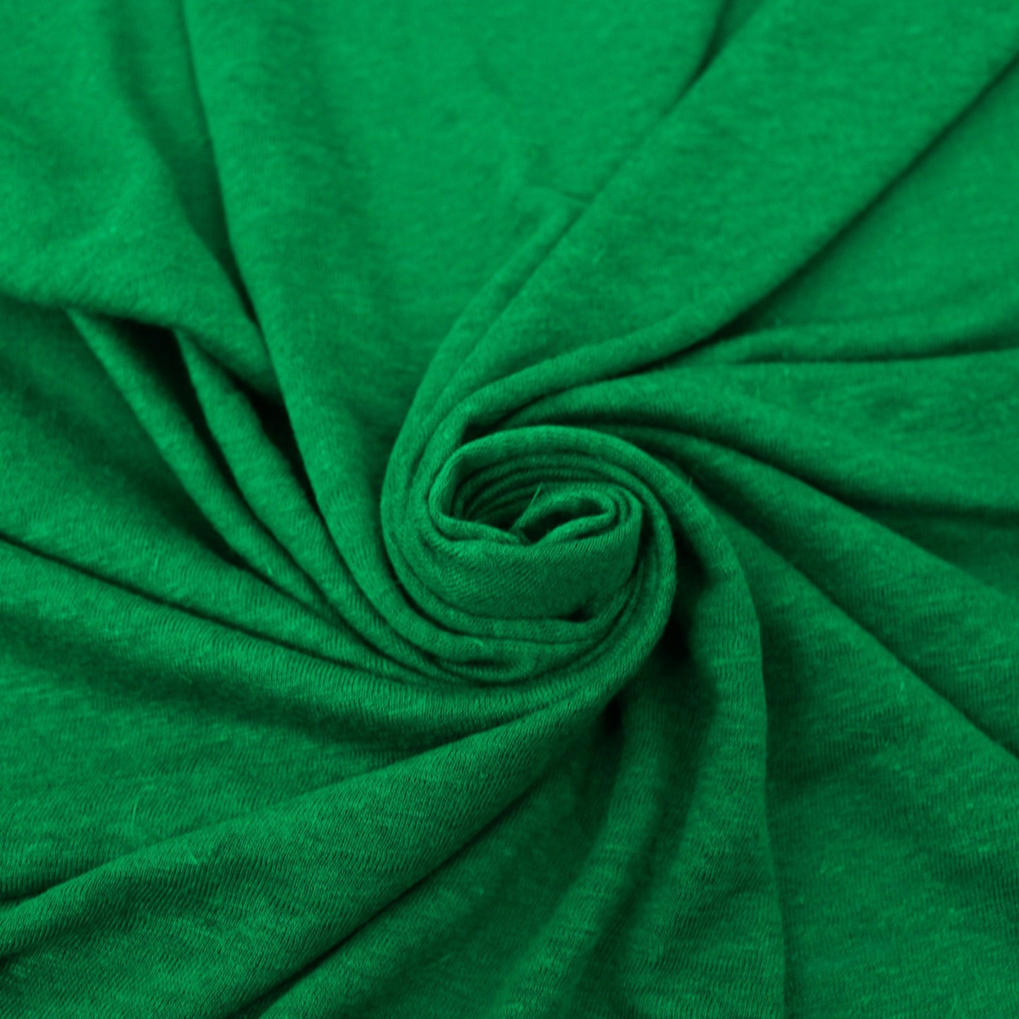 Tissu jersey de lin - vert prairie - photo 1/3 | So Tissus