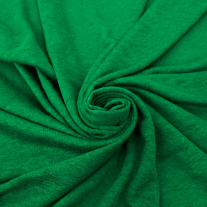 Tissu jersey de lin - vert prairie - photo 1/3 | So Tissus