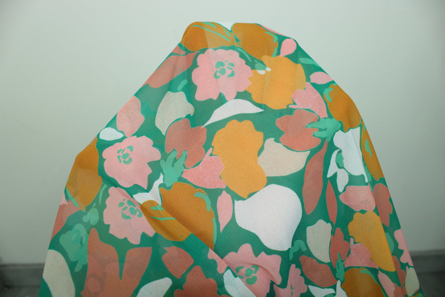 Tissu crêpe georgette  - imprimé fleuri - photo 3/5 | So Tissus