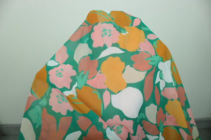 Tissu crêpe georgette  - imprimé fleuri - photo 3/5 | So Tissus
