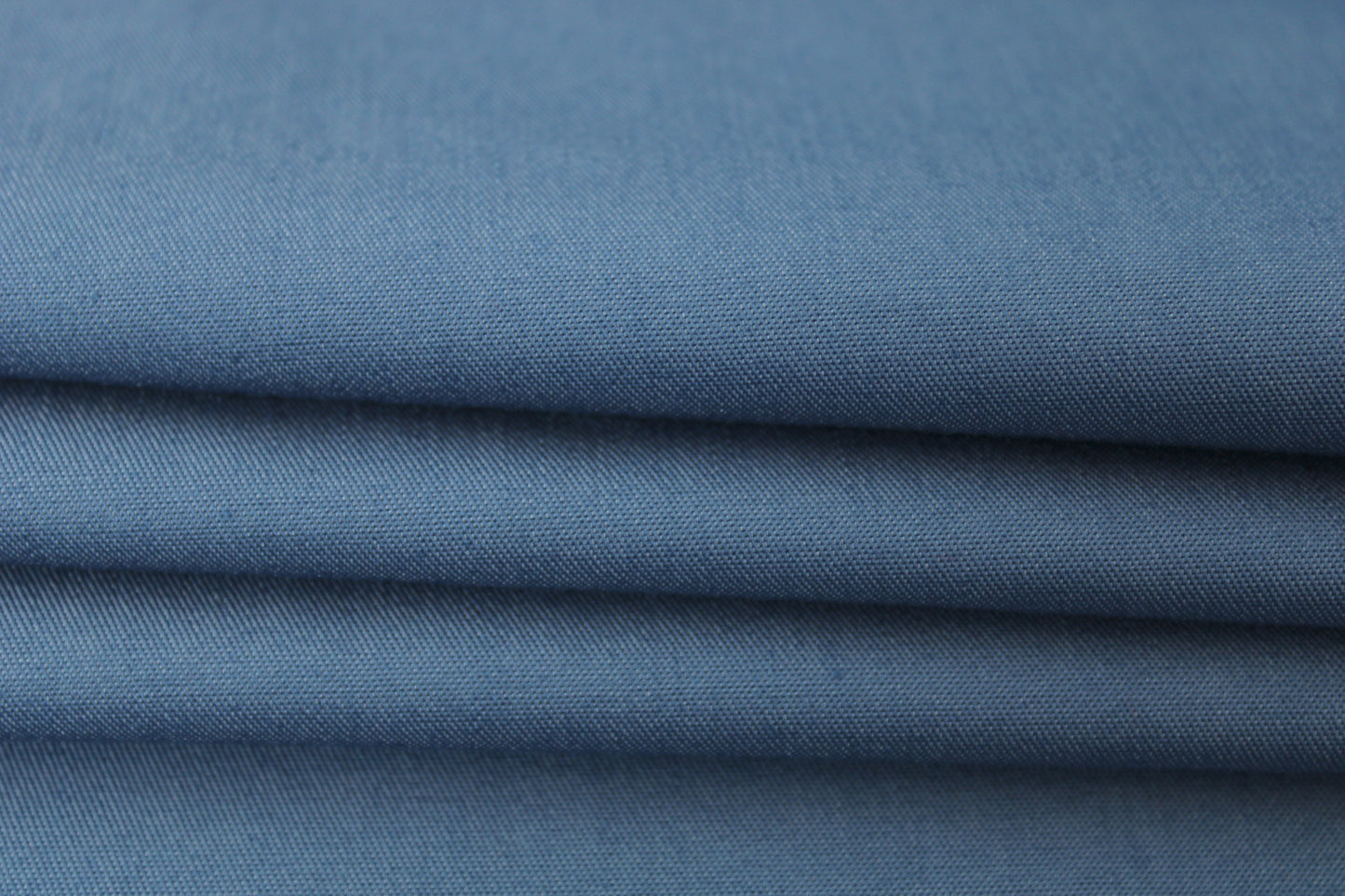 Tissu chambray de coton - bleu - photo 2/3 | So Tissus