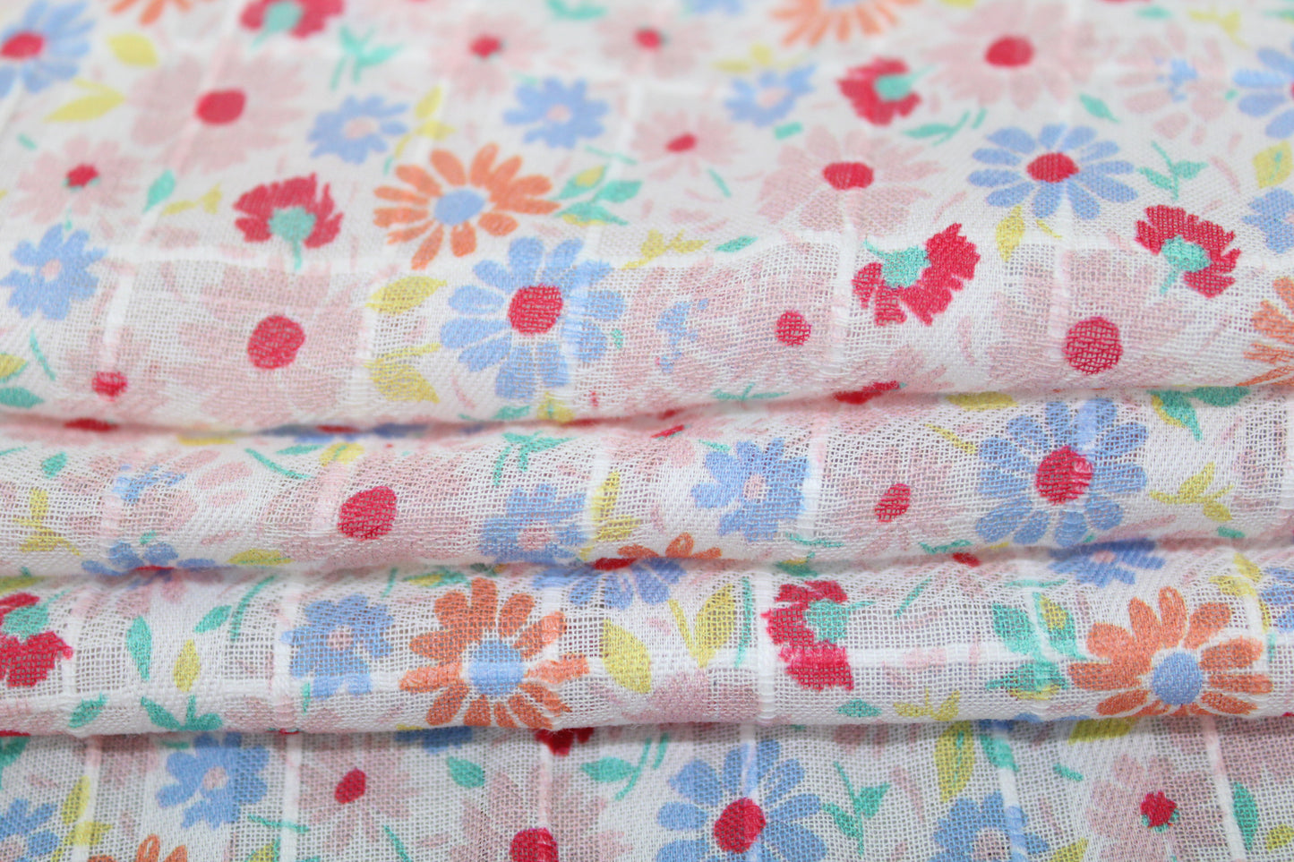 Tissu voile de coton - imprimé petites fleurs - photo 2/5 | So Tissus