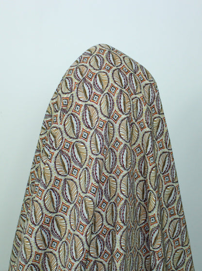 Tissu viscose - imprimé grandes feuilles abstraites - photo 3/5 | So Tissus