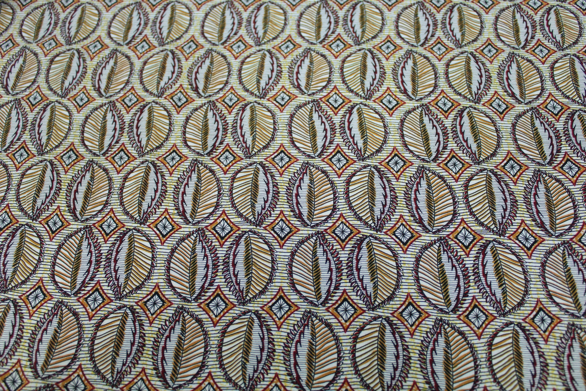 Tissu viscose - imprimé grandes feuilles abstraites - photo 4/5 | So Tissus
