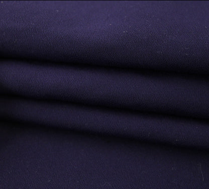Tissu crêpe de chine - violet foncé - photo 2/3 | So Tissus
