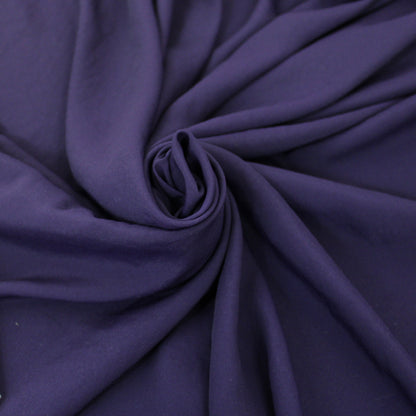 Tissu crêpe de chine - violet foncé - photo 1/3 | So Tissus