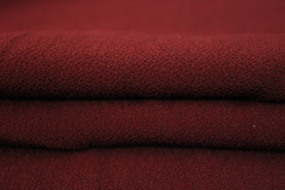 Tissu crêpe viscose - bordeaux - photo 2/3 | So Tissus
