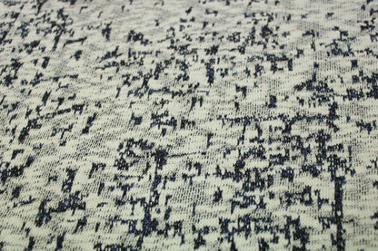 Tissu maille tacheté - blanc, gris et bleu - photo 5/5 | So Tissus