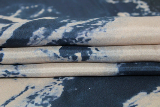 Tissu soie plume - imprimé tie and dye - photo 2/4 | So Tissus
