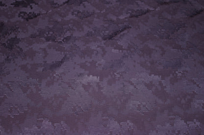 Tissu taffeta imprimé géométrique - prune - photo 5/5 | So Tissus