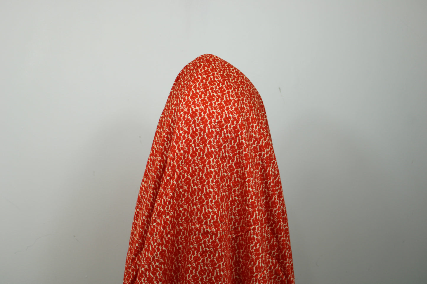Tissu viscose - imprimé fleuri - ton orange - photo 3/5 | So Tissus