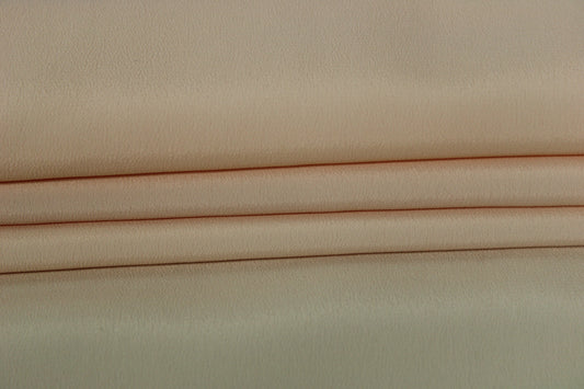 Tissu crêpe de chine en soie - nude - photo 2/3 | So Tissus