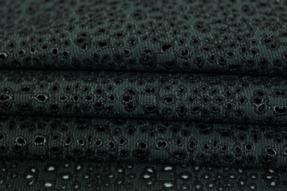 Tissu broderie anglaise épaisse - fleuri - noir - photo 2/5 | So Tissus