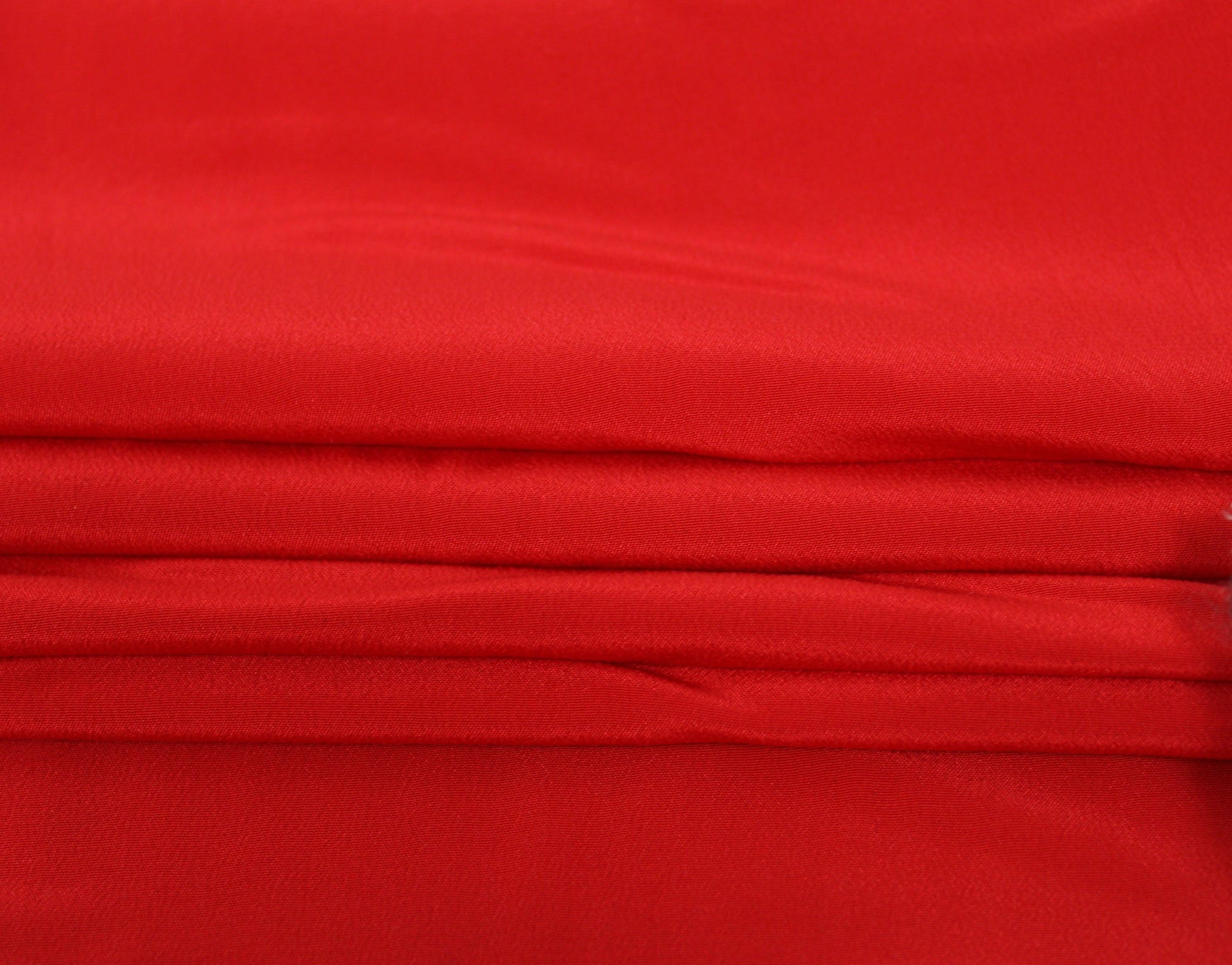 Tissu crêpe de chine 100% soie - rouge - photo 2/3 | So Tissus