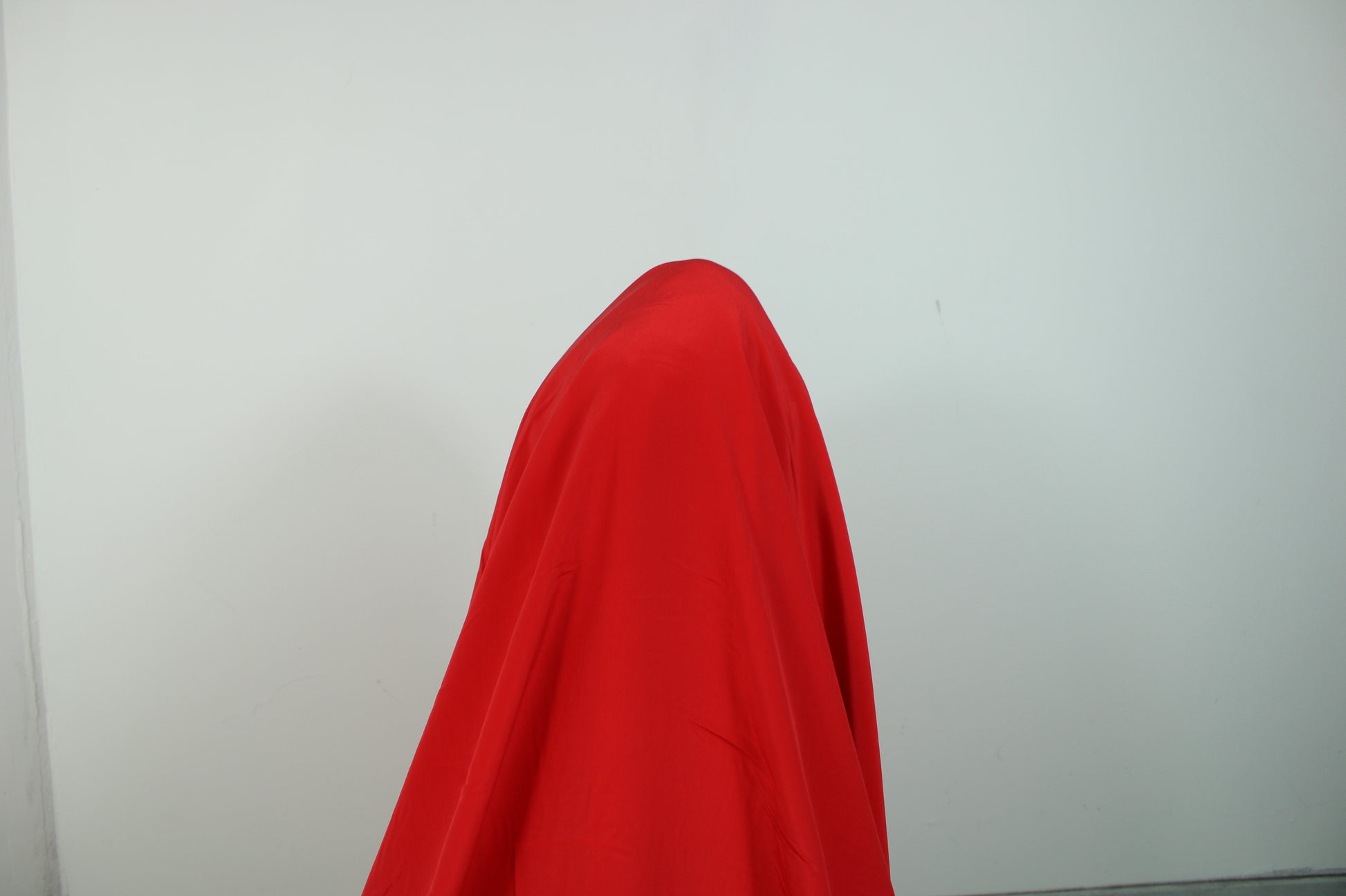 Tissu crêpe de chine 100% soie - rouge - photo 3/3 | So Tissus
