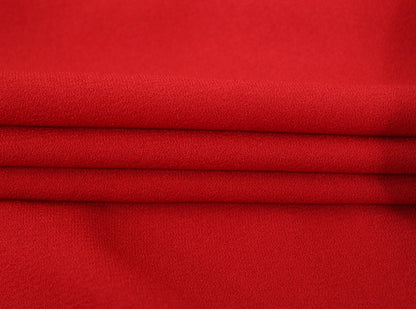 Tissu crêpe - rouge - photo 2/3 | So Tissus