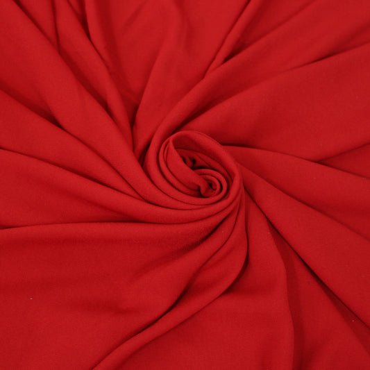 Tissu crêpe - rouge - photo 1/3 | So Tissus
