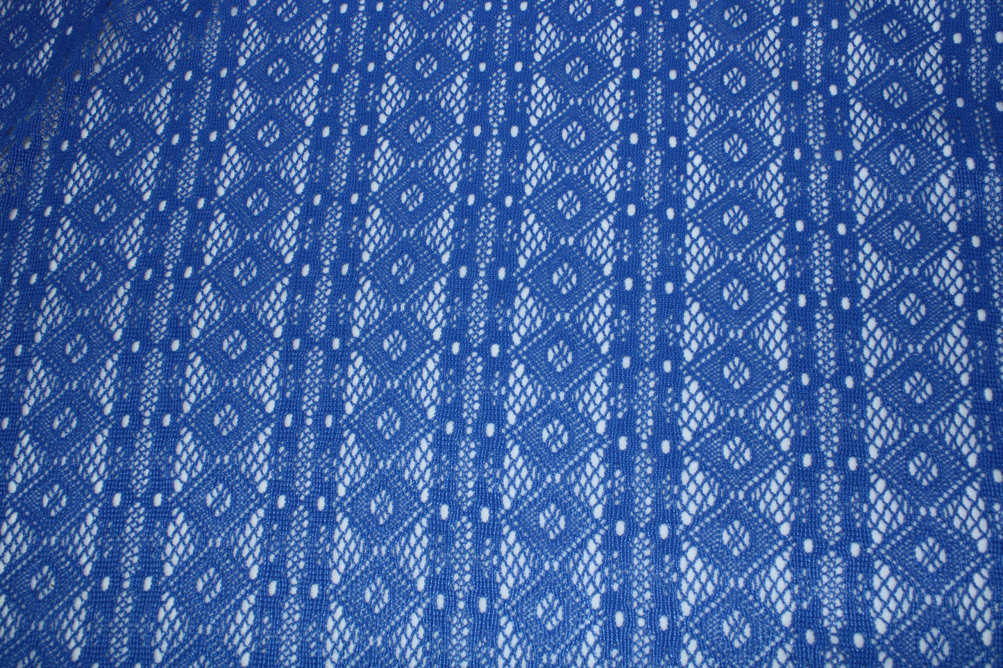 Tissu dentelle - bleu roi - photo 5/5 | So Tissus