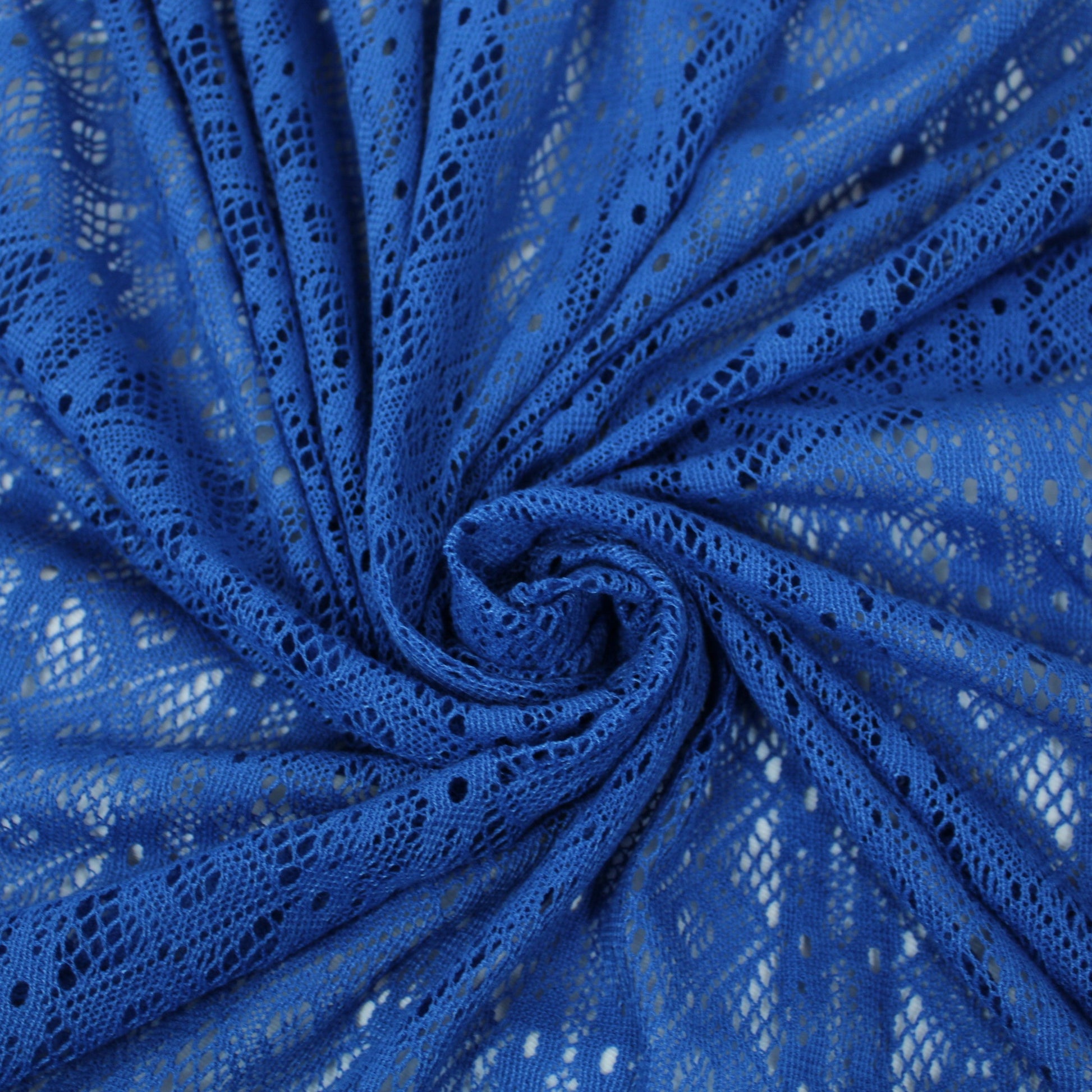 Tissu dentelle - bleu roi - photo 1/5 | So Tissus