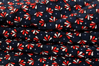 Tissu crêpe viscose - imprimé lotus abstrait - photo 2/5 | So Tissus