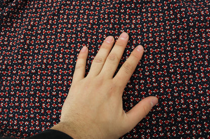 Tissu crêpe viscose - imprimé lotus abstrait - photo 4/5 | So Tissus