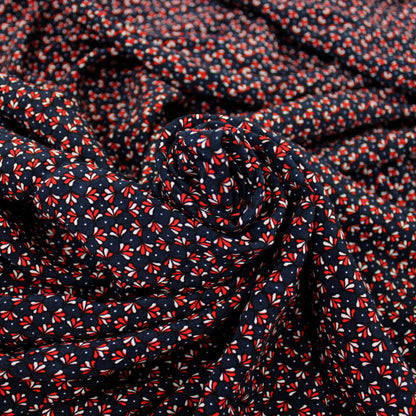 Tissu crêpe viscose - imprimé lotus abstrait - photo 1/5 | So Tissus
