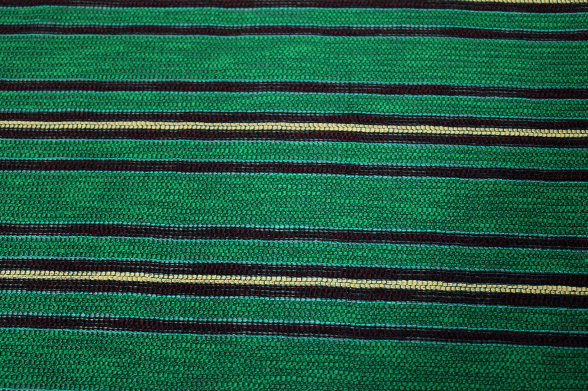 Tissu tweed à rayures - ton vert prairie - photo 5/5 | So Tissus