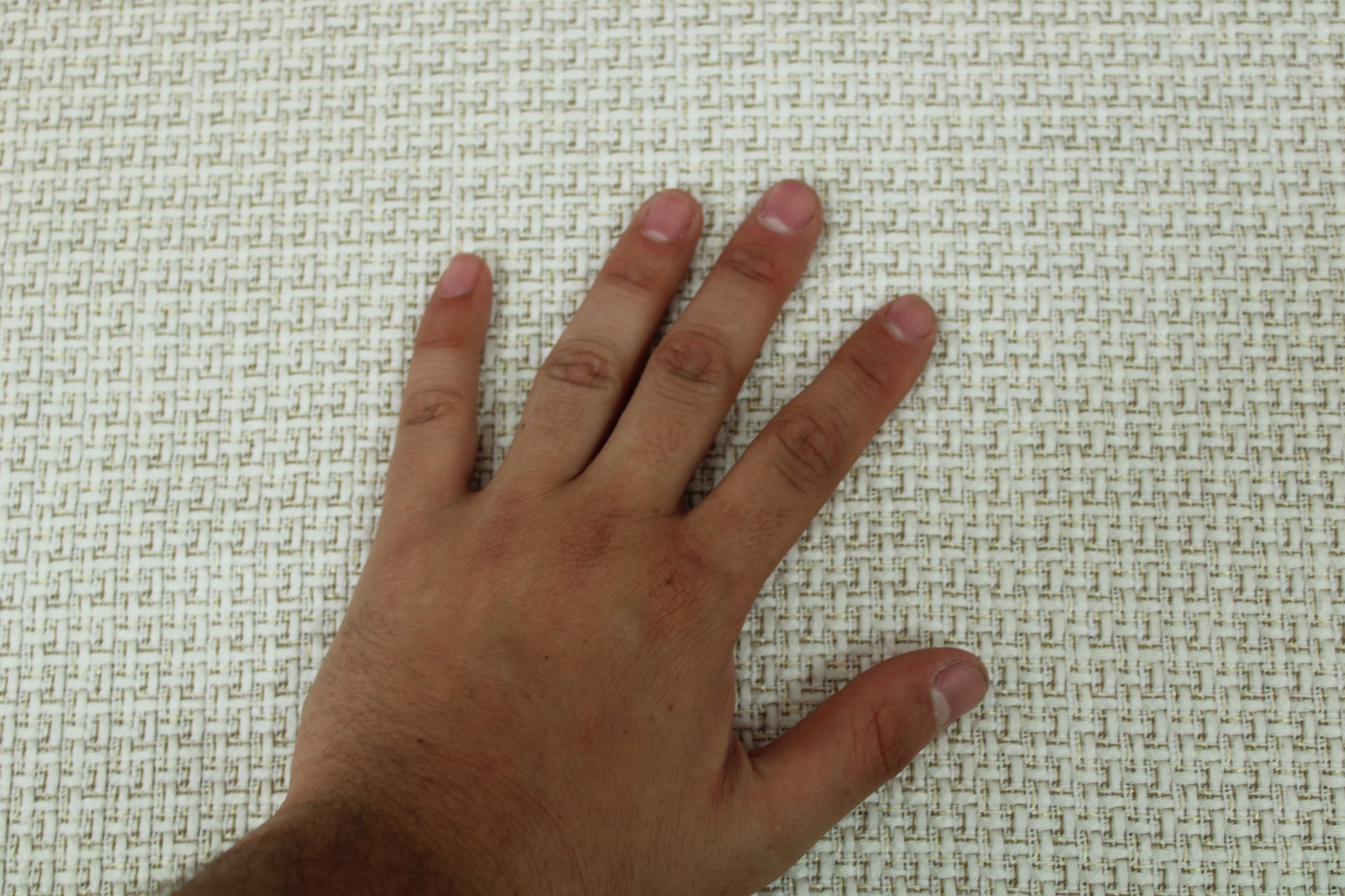 Tissu tweed de laine - ton crème - photo 4/5 | So Tissus
