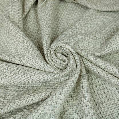 Tissu tweed de laine - ton crème - photo 1/5 | So Tissus