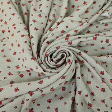 Tissu crêpe viscose - imprimé petites fleurs