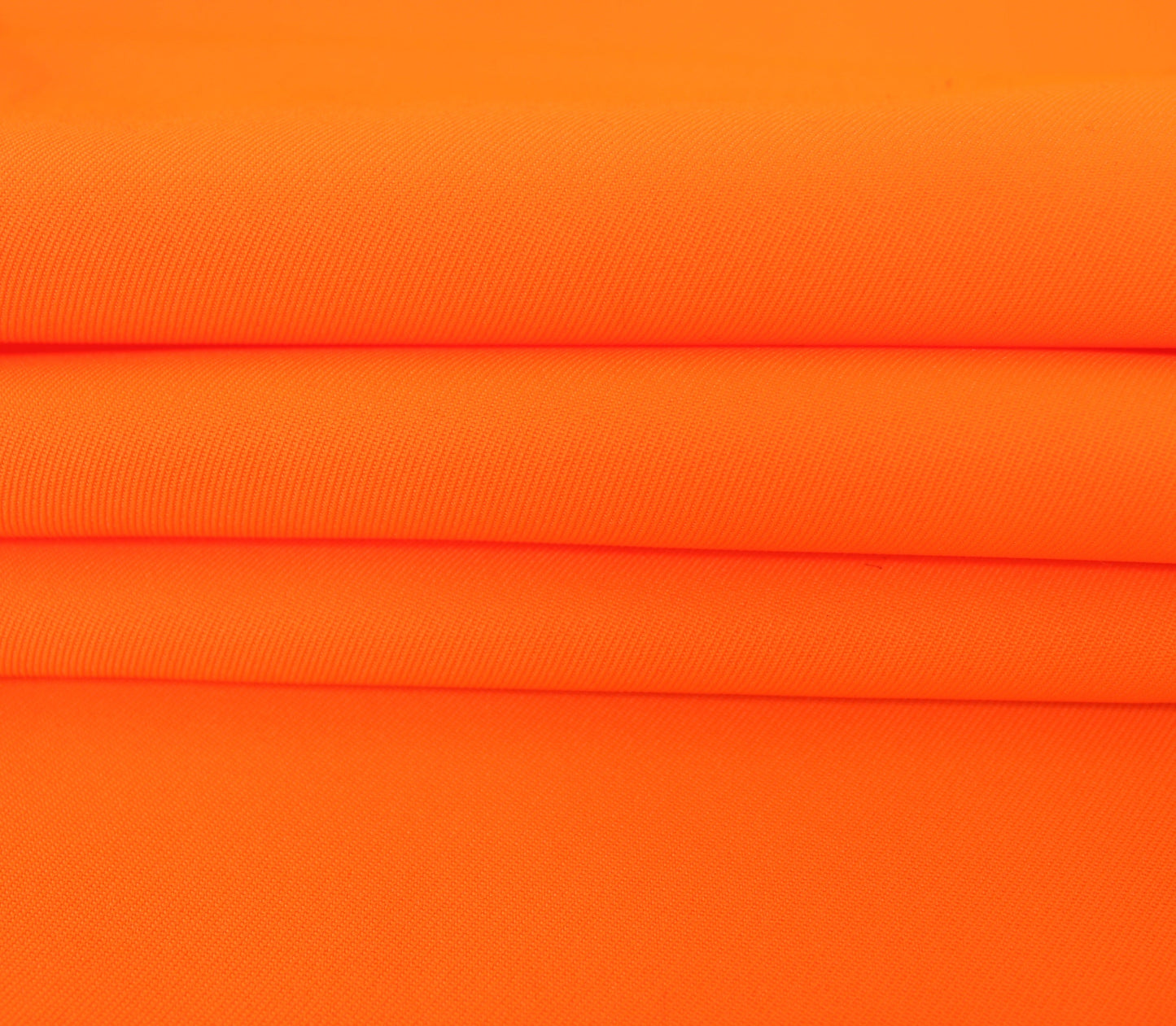 Tissu toile sergé - orange fluo - photo 2/3 | So Tissus