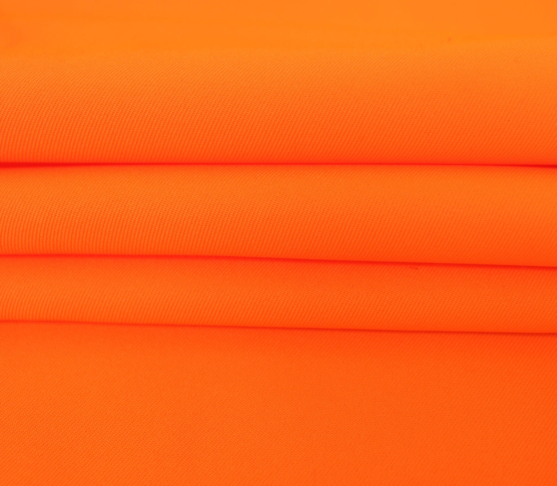 Tissu toile sergé - orange fluo - photo 2/3 | So Tissus