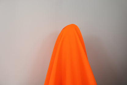 Tissu toile sergé - orange fluo - photo 3/3 | So Tissus