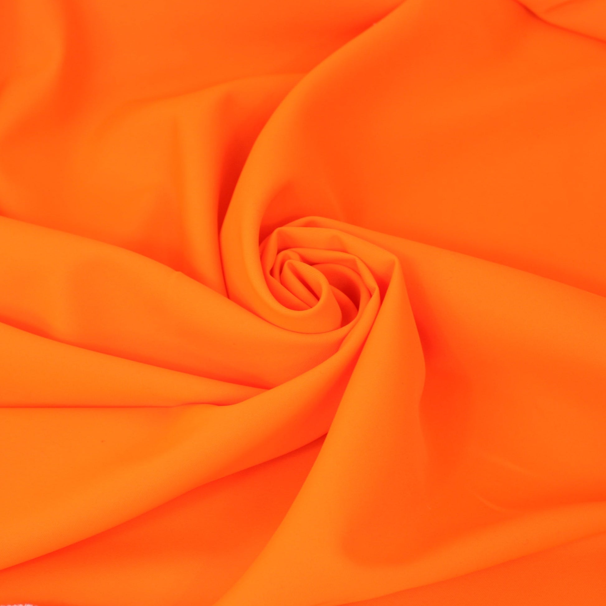 Tissu toile sergé - orange fluo - photo 1/3 | So Tissus