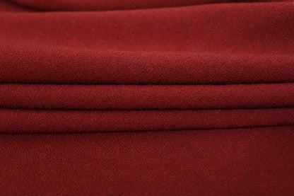 Tissu crêpe - bordeaux - photo 2/3 | So Tissus