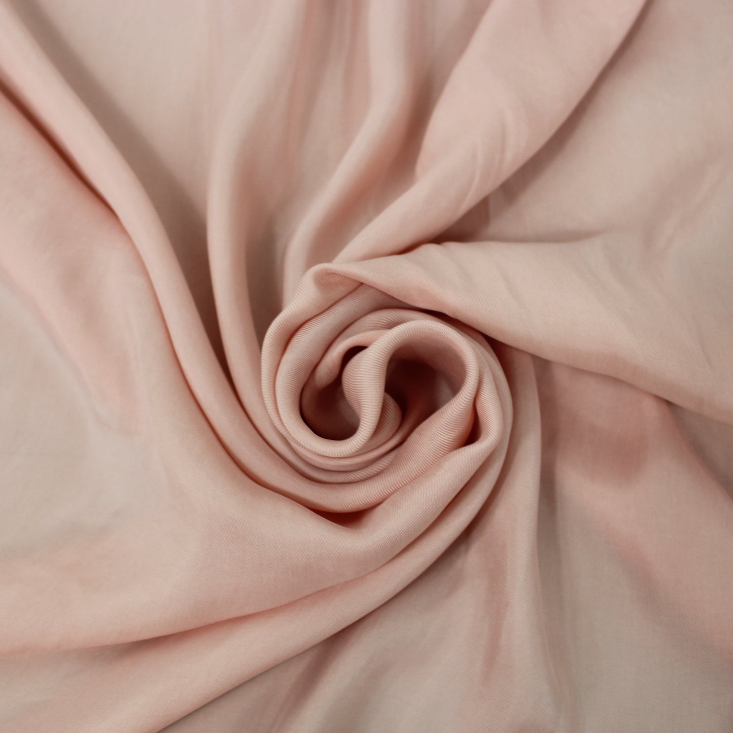 Tissu twill viscose - rose pâle - photo 1/3 | So Tissus