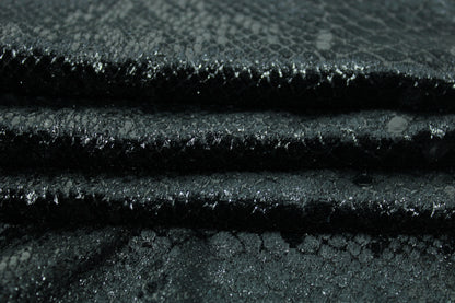 Tissu velours de soie irisé - imprimé reptile - photo 2/5 | So Tissus