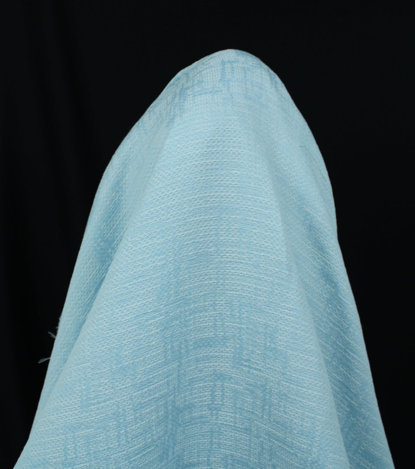 Tissu tweed coton - bleu ciel - photo 3/3 | So Tissus