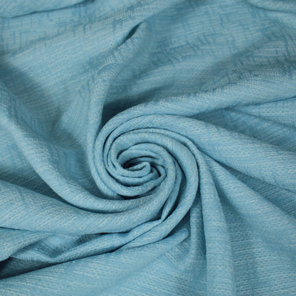 Tissu tweed coton - bleu ciel - photo 1/3 | So Tissus