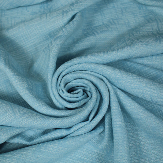Tissu tweed coton - bleu ciel - photo 1/3 | So Tissus