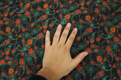 Tissu voile viscose - imprimé fleuri - photo 4/5 | So Tissus